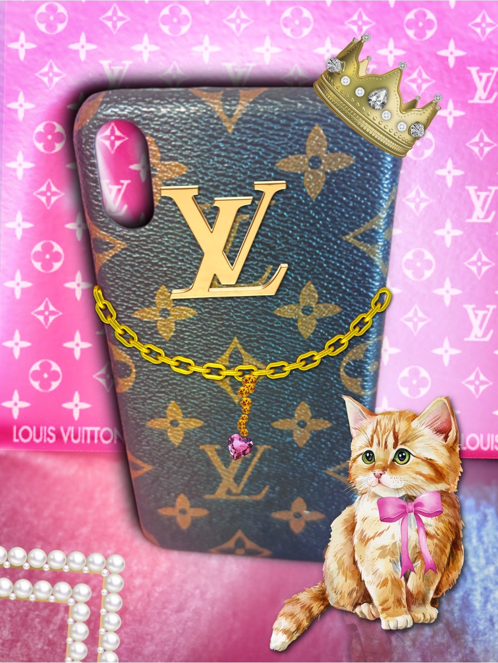 Louis Vuitton Brown Monogram Phone Case — iPhone X/iPhone 10
